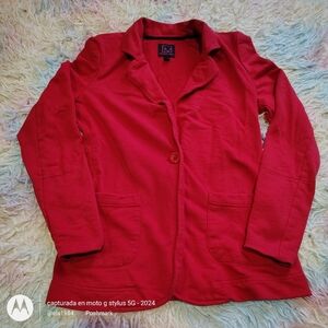 Material Girl Vibrant Red Outerwear
